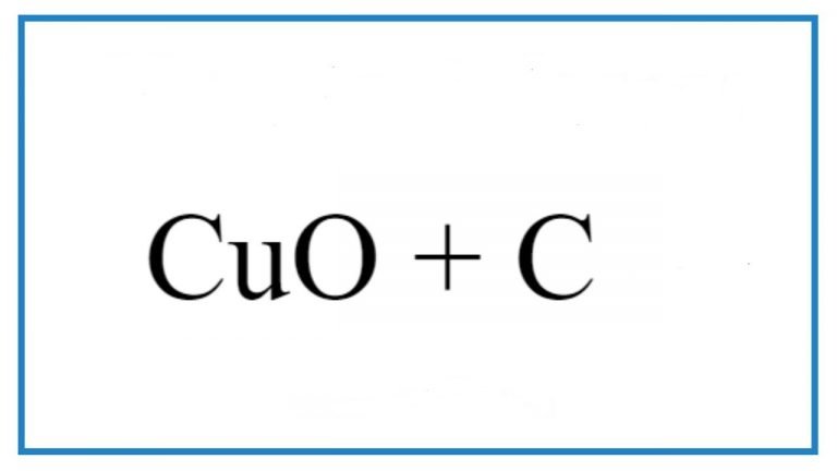 C + CuO → Cu + CO2 Cân bằng phương trình hóa học.